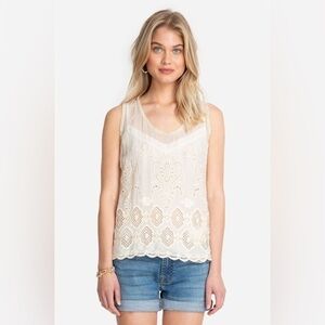 Johnny Was Luanna Lace Sleeveless Top‎
